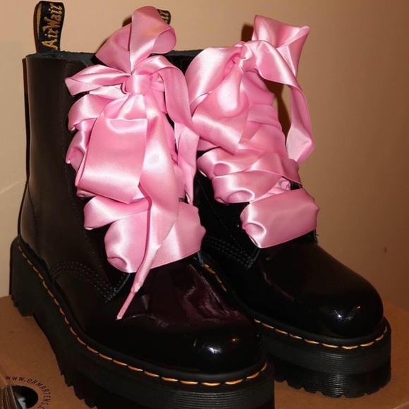 Dr. Martens Shoes - DR. MARTENS MOLLY COMBAT BOOT US8